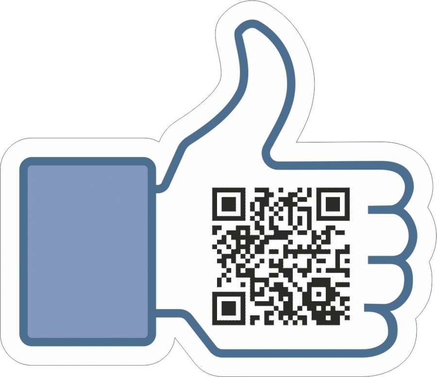 Facebook Qr Code Sticker